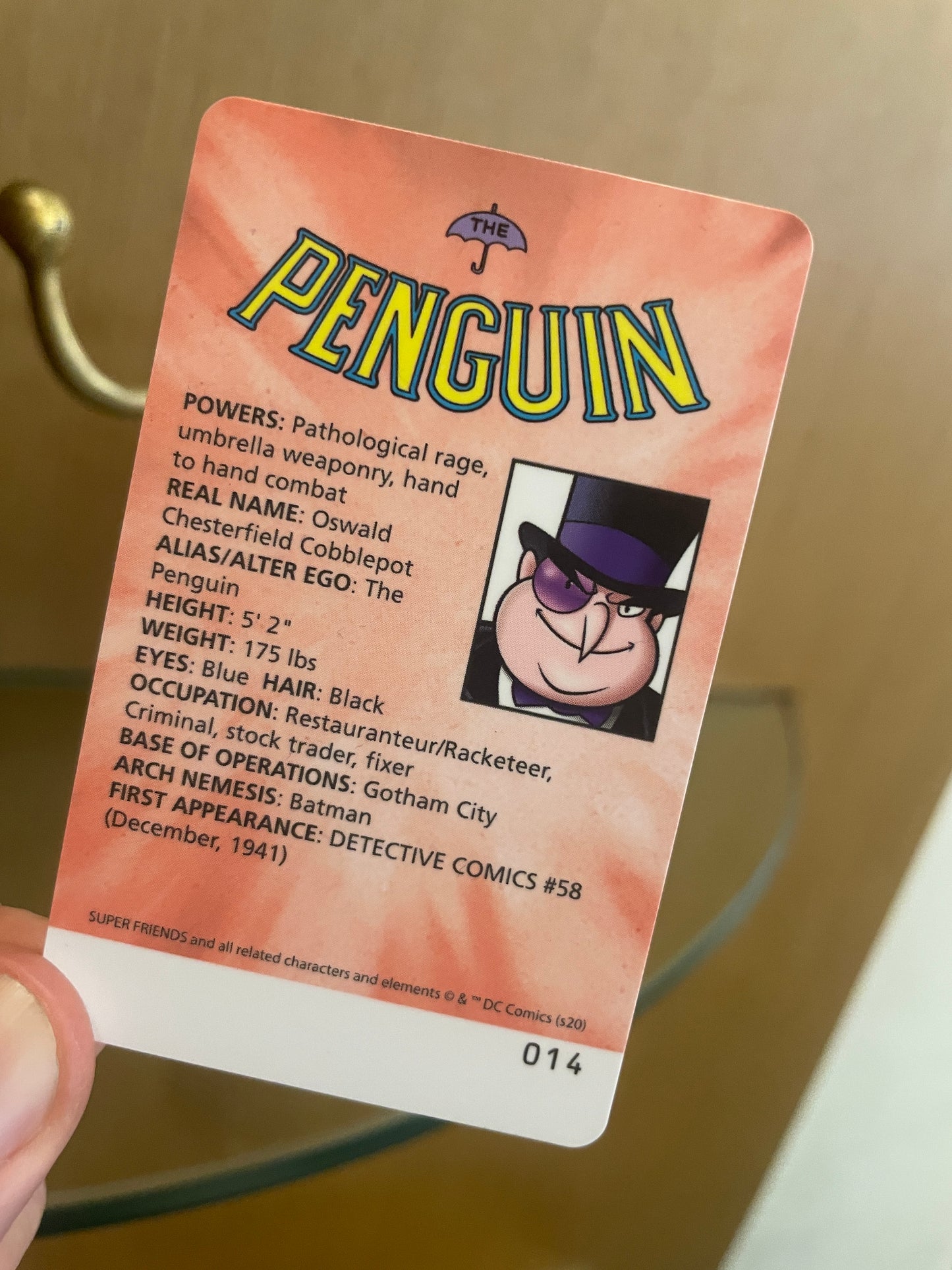 DC Comics Coin Pusher Cards Series 4 The Penguin #14